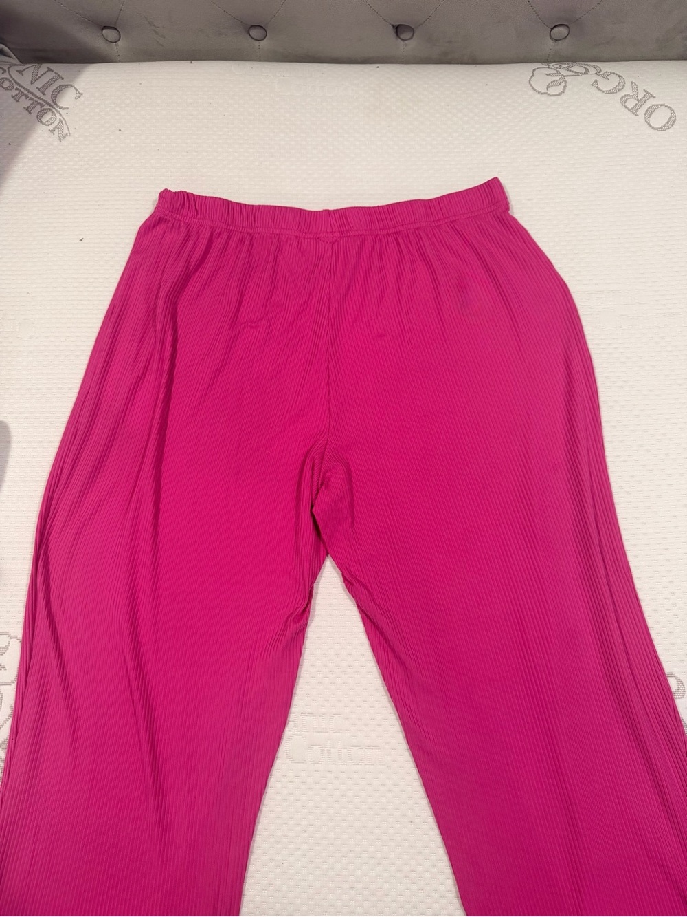 Juicy Couture Hot Pink Ribbed Kids Leggings